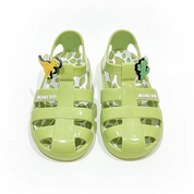 MINI DD Jelly Removeable Charm Sandals Lime Green